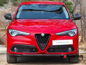 Alfa Romeo Stelvio Front Spoiler - Carbon Fiber - Stile Italia Alfa Romeo Stelvio Front Spoiler - Carbon Fiber - Stile Italia